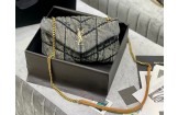 YSL Loulou Puffer denim bag