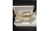 Dior Embroidery Slingback Flat, Size 40  