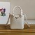 Borsa shopping small in pelle spazzolata
