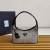 Mini borsa in raso con cristalli