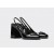 Décolleté slingback in vernice