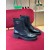 Stivaletti in pelle spazzolata e Re-Nylon