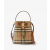 Burberry Mini TB Bucket Bag -Archive beige/briar brown