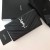 YSL long Caviar Wallet-black/gold