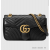 Gucci GG marmont Small Shoulder Bag- Black leather