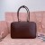 Miu Miu Leather Beau bag-Briarwood
