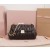Matelassé nappa leather shoulder bag-Briarwood