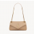 Saint Laurent Calypso Small in Plunged Lambskin-Natural Tan