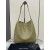 Saint Laurent LE 5 À 7 Supple Large in grained leather -Stone Moss