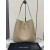 Saint Laurent LE 5 À 7 Supple Large in grained leather -Dusty  grey
