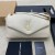 Saint Laurent Calypso Large in grained lambskin - Blanc Vintagae