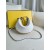 Fendigraphy Mini leather bag-White