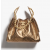Chanel 25 Small handbag -Dark gold Caviar leather 