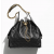 Chanel 25 Medium handbag -Black Grained Leather 