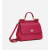 Authentic Quality- Dolce Gabbana Large Sicily Handbag in in Dauphine leather -Fuchsia