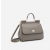 Authentic quality- Dolce Gabbana Large Sicily Handbag in in Dauphine leather -Grey