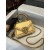 Dolce Gabbana Small Smooth Calfskin Devotion bag-Gold