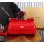 Authentic quality- Dolce Gabbana Elongated Sicily Handbag in Polished calfskin-Red