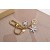 M80240 LV SNOWFLAKES BAG CHARM AND KEY HOLDER
