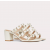 Valentino Rockstud calfskin slide sandals 6cm  , Size 35-41