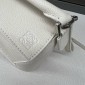 Loewe Mini Puzzle in Grained Calfskin -White
