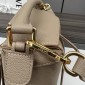 Loewe Small Puzzle in Grained Calfskin-Beige 
