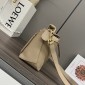 Loewe Small Puzzle in Grained Calfskin-Beige 
