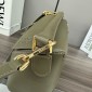 Loewe Small Puzzle in Classic Calfskin -Olive green