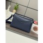 Loewe Large Puzzle bag in Classic calfskin-dark blue