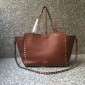 Valentino Borsa Granda Rockstud in Vitello 