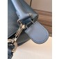 Loewe Men's Large Puzzle Bag in Grained calfskin -dark blue