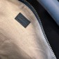 Loewe Men's Large Puzzle Bag in Grained calfskin -dark blue