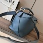 Loewe Men's Large Puzzle Bag in Grained calfskin -dark blue