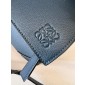 Loewe Men's Large Puzzle Bag in Grained calfskin -dark blue