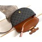 Celine Besace Cuir Triomphe in Canvas and Calfskin 