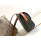 Celine Besace Cuir Triomphe in Canvas and Calfskin 