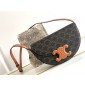 Celine Besace Cuir Triomphe in Canvas and Calfskin 