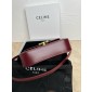 TEEN CELINE LOLA IN SHINY CALFSKIN-BURGUNDY
