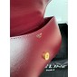 TEEN CELINE LOLA IN SHINY CALFSKIN-BURGUNDY