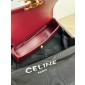 TEEN CELINE LOLA IN SHINY CALFSKIN-BURGUNDY