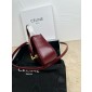 TEEN CELINE LOLA IN SHINY CALFSKIN-BURGUNDY