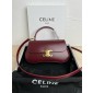 TEEN CELINE LOLA IN SHINY CALFSKIN-BURGUNDY