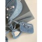 Balenciaga Le Cagole Small Shoulder Bag in Denium