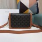 Celine Classique Triomphe Bag in Canvas and Calfskin 