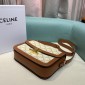 Celine Classique Triomphe Bag in Canvas and Calfskin 