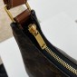 Celine Ava Bag in Triomphe Canvas and Calfskin 