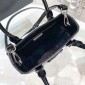 Borsa shopping small in pelle spazzolata