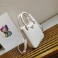 Borsa shopping small in pelle spazzolata