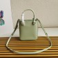 Borsa shopping small in pelle spazzolata