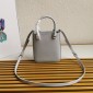 Borsa shopping small in pelle spazzolata